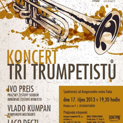 Výlet Praha - Koncert tří trumpetistů 17.10.2013